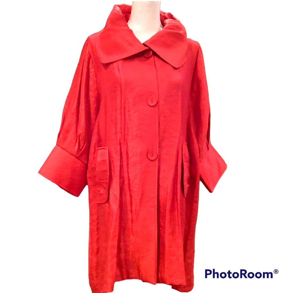 Damee, Inc. Women's Red Shimmer Jacket